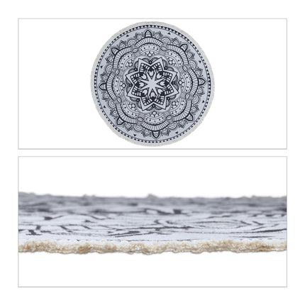 Runder Teppich mit Mandala-Design