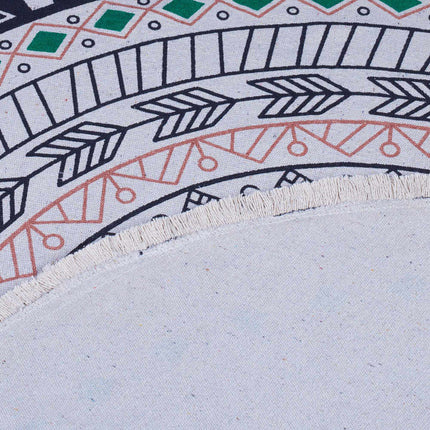 Runder Teppich mit Mandala-Design