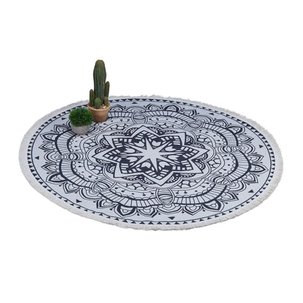 Runder Teppich mit Mandala-Design