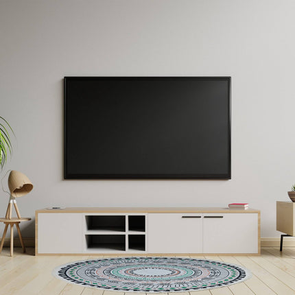 Runder Teppich mit Mandala-Design