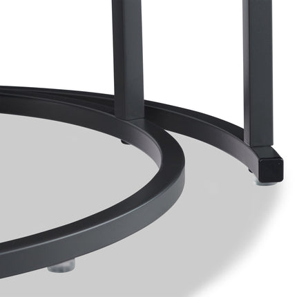 Runder Couchtisch 2er-Set