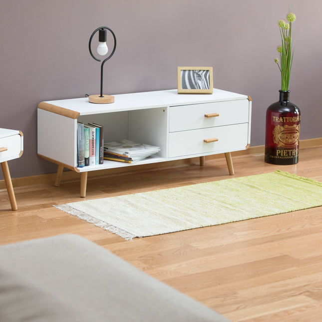 Sideboard mit abgerundeten Kanten und Stauraum, nordisches Design