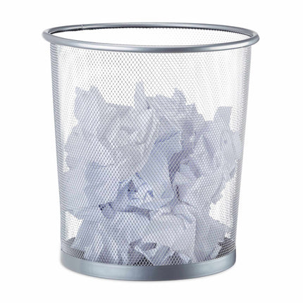 Runder Papierkorb aus Metall