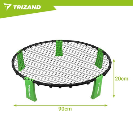 Roundnet Mini Volleyball Set with 3 Balls & Pump