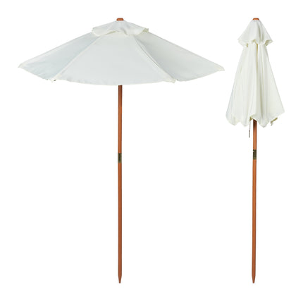 Coin salon rond pour enfants en bois avec parasol