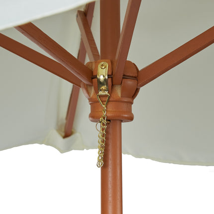 Coin salon rond pour enfants en bois avec parasol