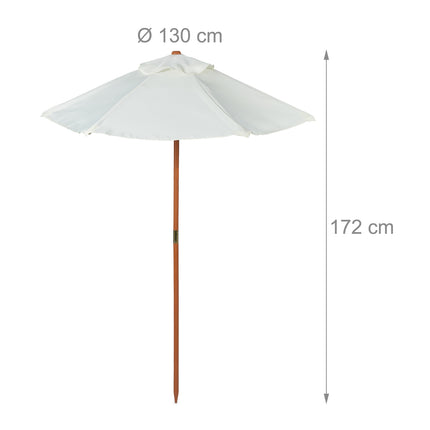 Coin salon rond pour enfants en bois avec parasol