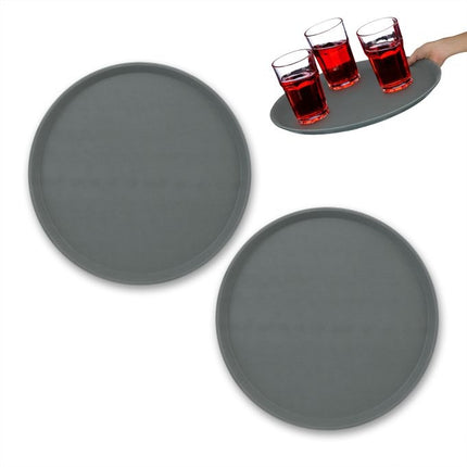 Round serving tray 2-pack 40 cm