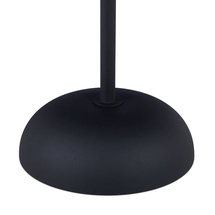 Round side table in black