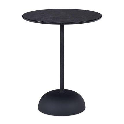 Round side table in black