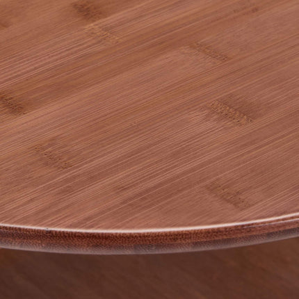 Table d'appoint ronde à 2 niveaux