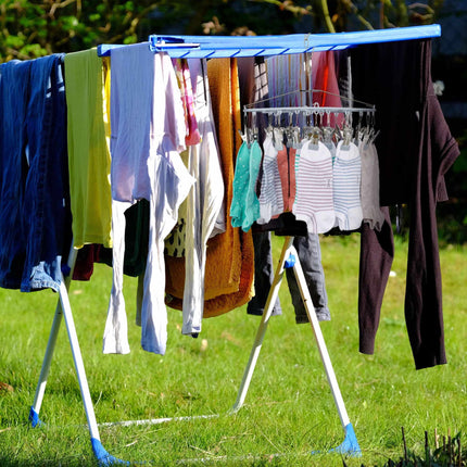Round sock dryer for Clotheshorse