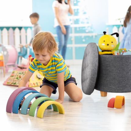 Round stool with storage space