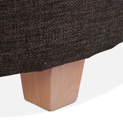 Round stool with storage space
