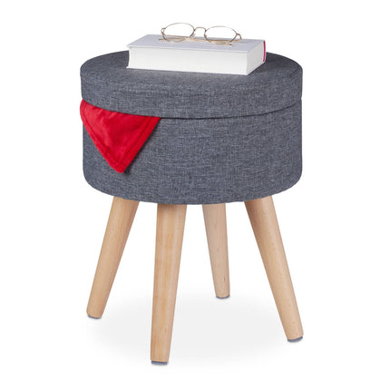 Round stool with table function