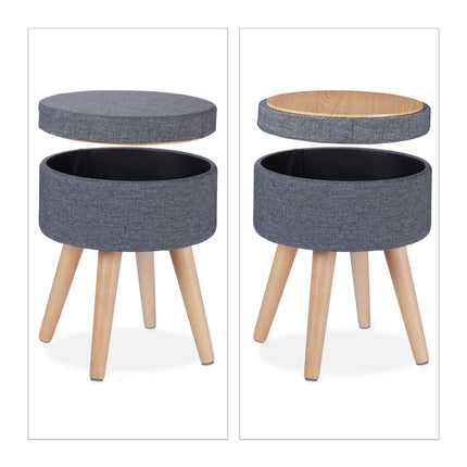 Round stool with table function