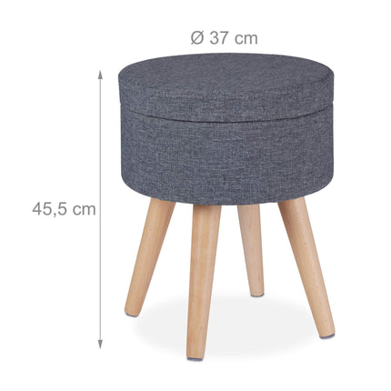 Round stool with table function