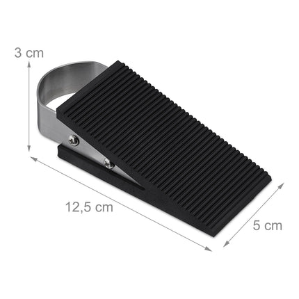 Rubber Door Wedges, Non-Slip, Set of 4