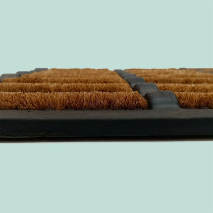 Gummifußmatte 60x40 mit Kokosborsten