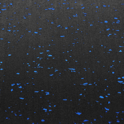 Rubber Gym Floor Tile 1x1 m, 15 mm, Black-Blue