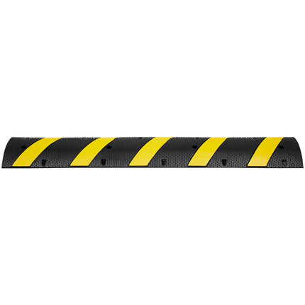 Rubber Speed Bump 183 x 30 cm, 2-Channel, 10,000 kg