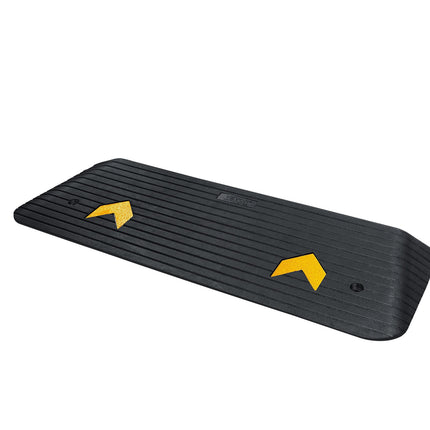 Rubber Threshold Ramp, 2-Inch Rise, Non-Slip, 15T Load