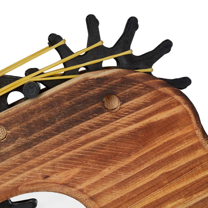Gummibandpistole aus Holz