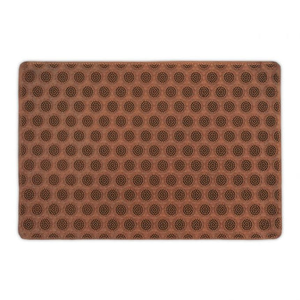 Rubber door mat with studs