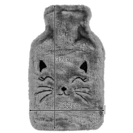 Rubber hot water bottle in cover 1800ml Ruhhy 24535