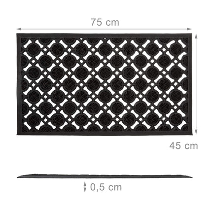Rubber mat rectangular