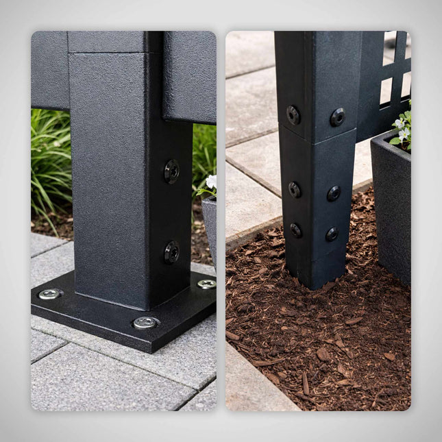 Mülltonnenverkleidung, 120 cm Modul-Sichtschutz