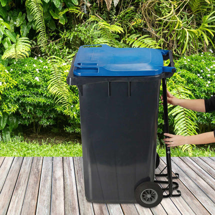 Mülleimerpresse für Rollcontainer