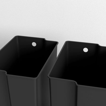 Stainless steel 50L double pedal container with inner container
