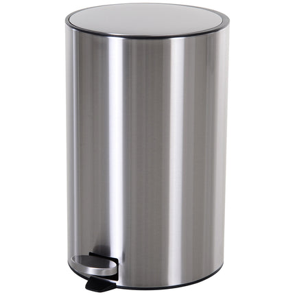 12L Pedal container in stainless steel, Soft Close, Inner container