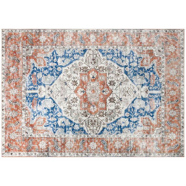 Kurzflor-Teppich aus Polyester, 230x160 cm - Wohn- und Schlafzimmer