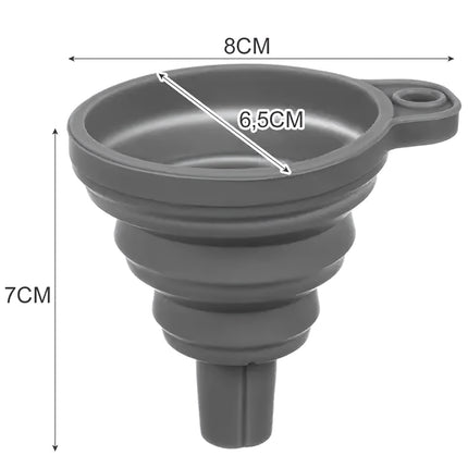 Ruhhy 20758 folding silicone funnel