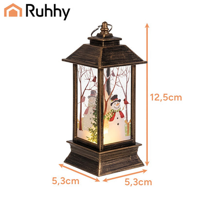 Ruhhy 26754 copper LED Christmas lantern
