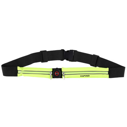 Running Belt with LED Light, Neon Green, Phone Pocket