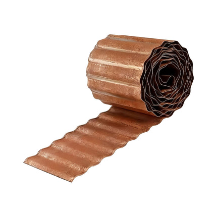 Rust Finish Metal Garden Bed Edging – Weed Barrier