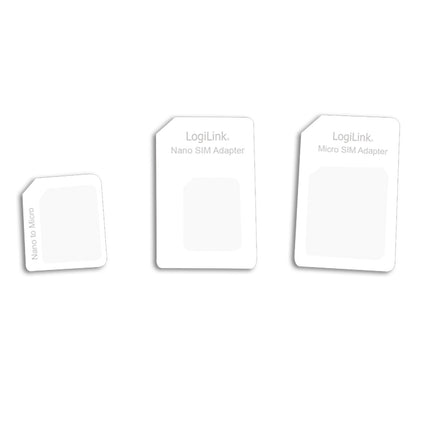 SIM card adapters 3-pack