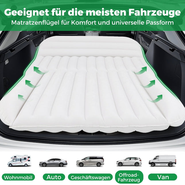 SUV Luftmatratze 190x130 cm, aufblasbares Bett mit Pumpe