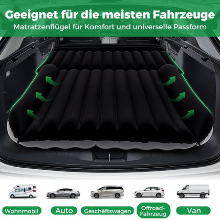 SUV nafukovací matrace 190x130 cm, nafukovací postel s pumpou