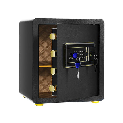 Tresor Elektronischer Tresorschrank mit digitaler Tastatur 45L Tresor Safe 36x31x41cm Schwarz
