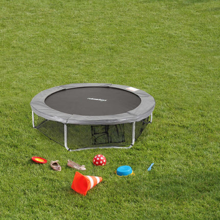 Safety net stand trampoline