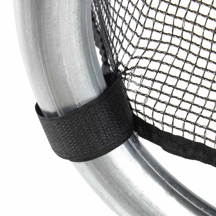 Safety net stand trampoline