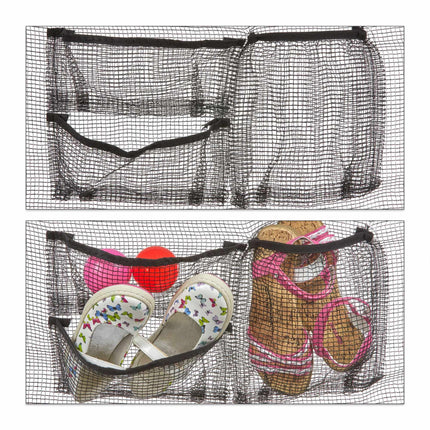 Safety net stand trampoline