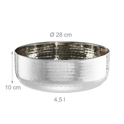 Salad bowl with cutlery