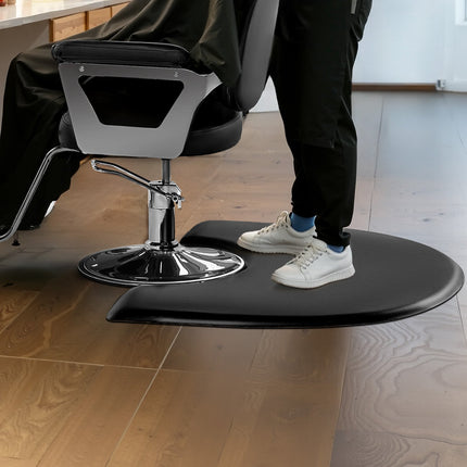 Salon Chair Mat, Semi-Circle 48 x 36.6 in, 25mm