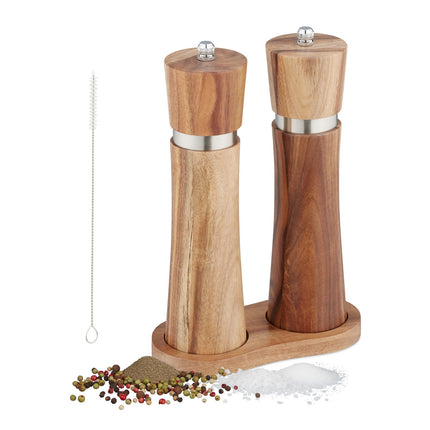 Salz- und Pfeffermühlen-Set mit Keramikmahlwerk
