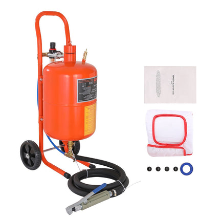 Sand Blaster, 5 Gallon 60-110 PSI, 4 Ceramic Nozzles